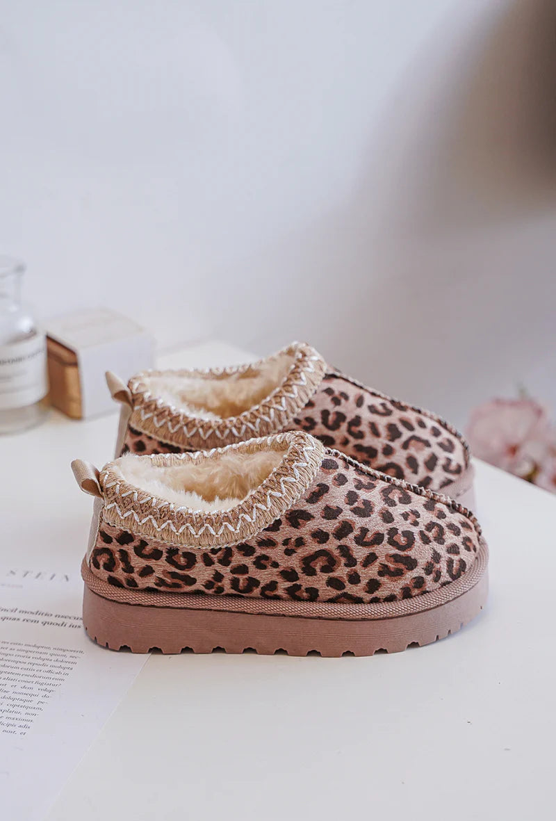 Bottine Inès Léopard basse