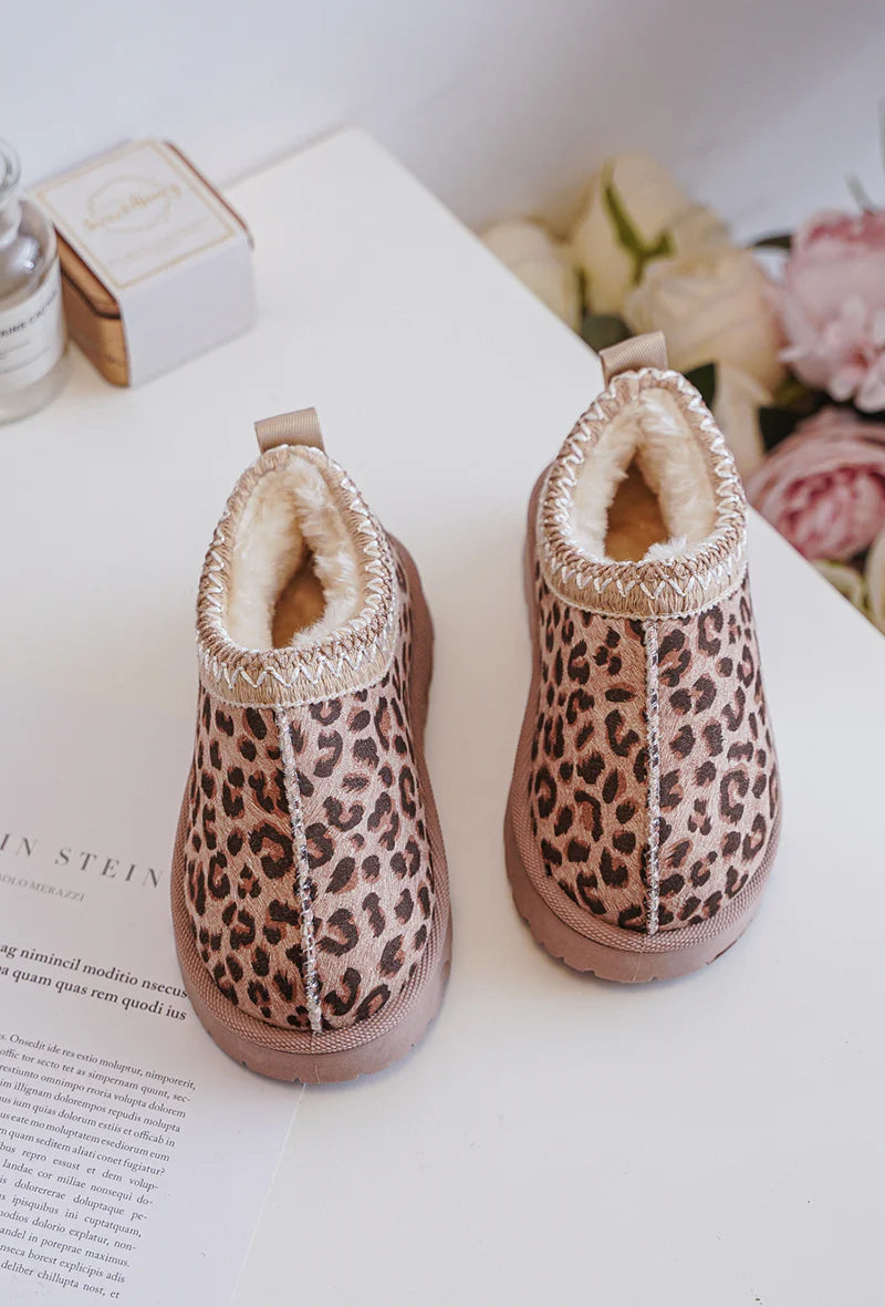 Bottine Inès Léopard basse