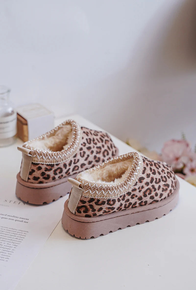 Bottine Inès Léopard basse